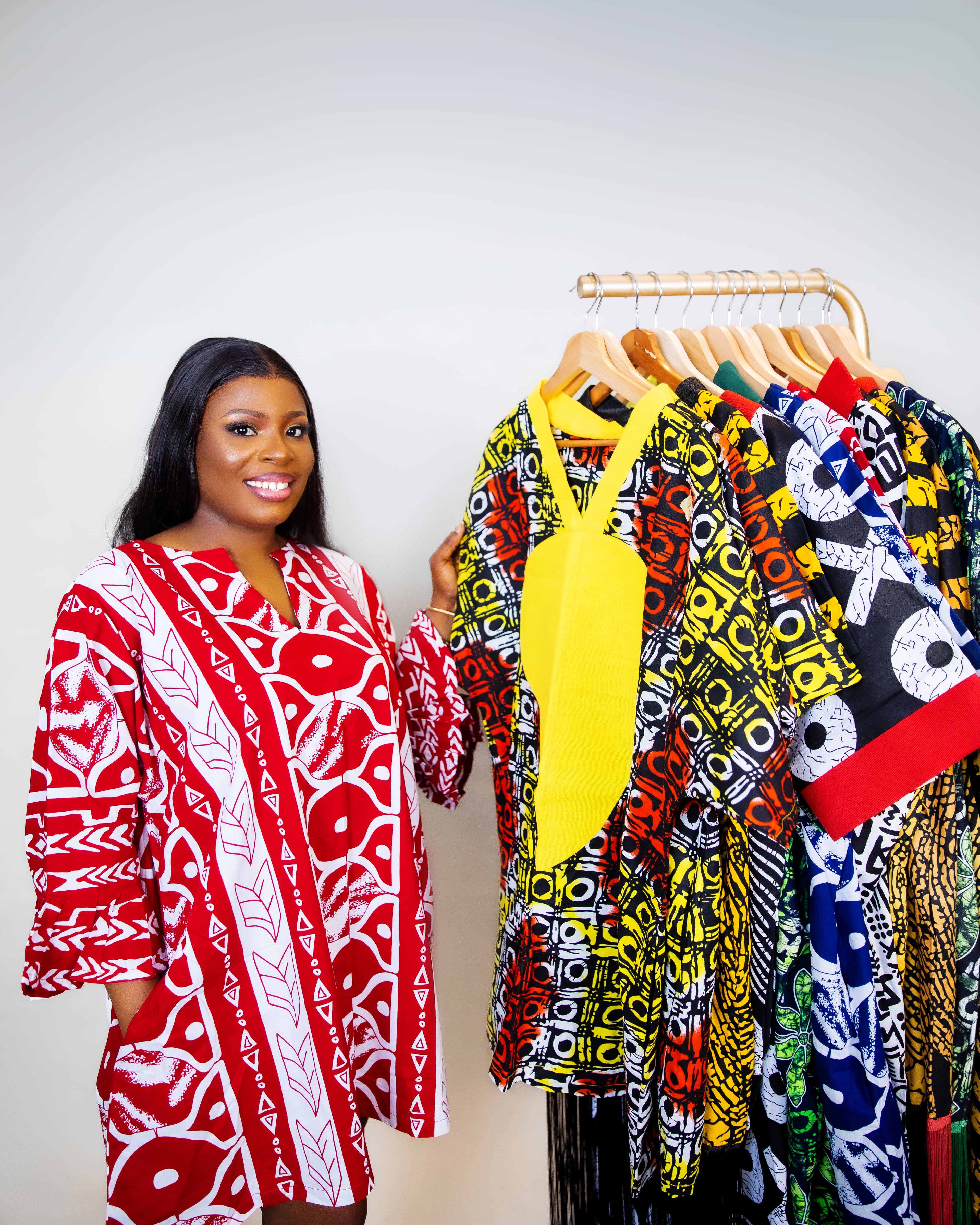 Behind the scenes - Marymia collection rack